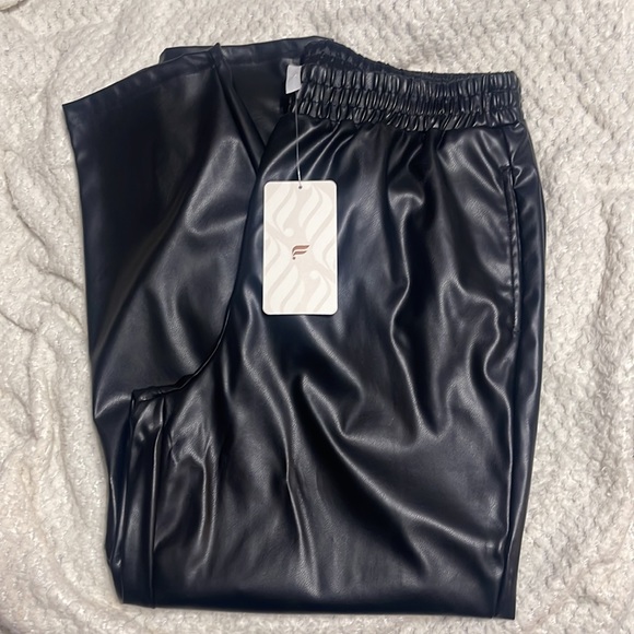 Vegan Leather Pants - Picture 1 of 5